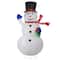 6ft. White Iridescent LED Twinkling Snowman Outdoor Christmas Décor